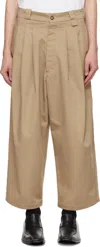 Willy Chavarria Khaki Borracho Work Trousers In Khaki