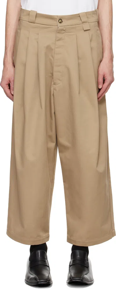 Willy Chavarria Khaki Borracho Work Trousers