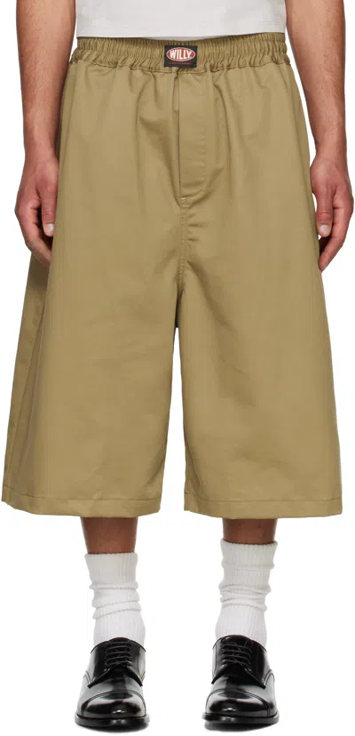 Willy Chavarria Khaki Kendrick Boxer Shorts