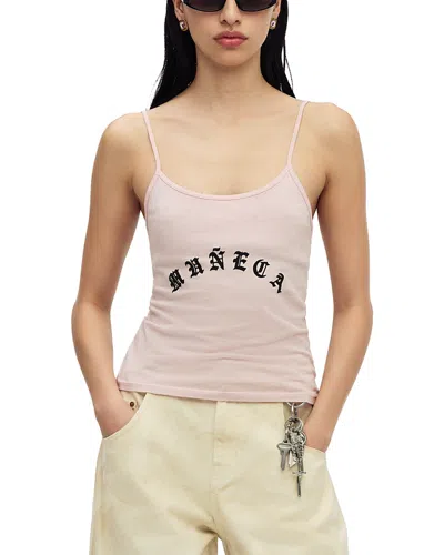 Willy Chavarria Knit Tank Top In Pink