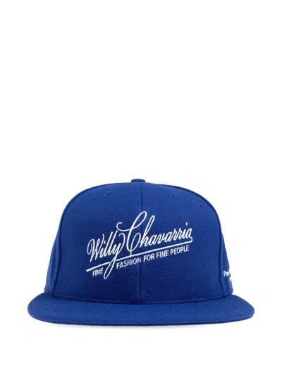 Willy Chavarria Logo-detailing Cap In Blue