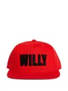 Willy Chavarria Logo-embroidered Baseball Hat In Red