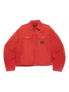 Willy Chavarria Logo-patch Bomber Jacket In Red