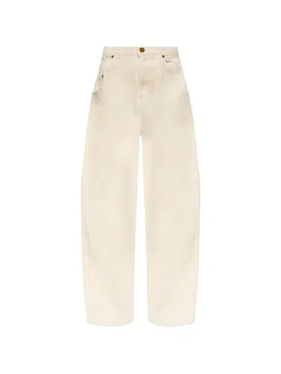 Willy Chavarria Logo Patch Denim Trousers In Multi