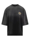 Willy Chavarria Logo-print Distressed-effect T-shirt In Black