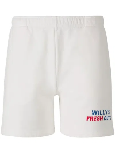 WILLY CHAVARRIA LOGO-PRINT SHORTS