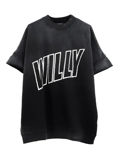 Willy Chavarria Logo-print T-shirt In Blue