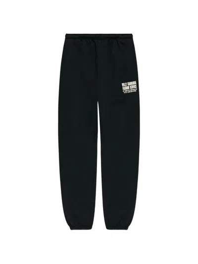 Willy Chavarria Logo Trousers In Black