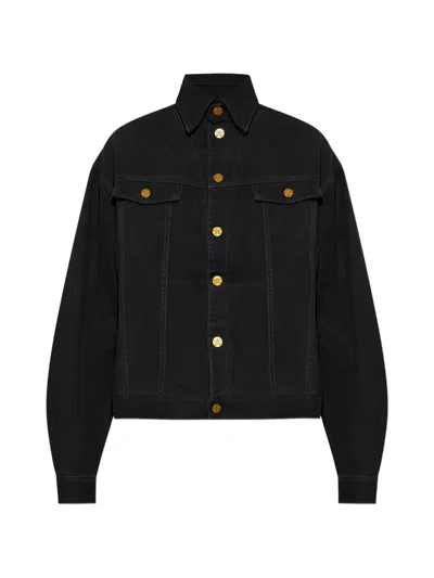 Willy Chavarria Logo-buttoned Denim Jacket In Multi