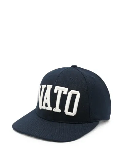 Willy Chavarria Logo-embroidered Baseball Cap In Blue