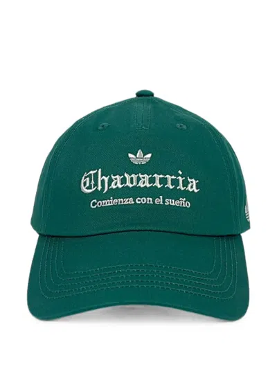 Willy Chavarria Logo-embroidered Baseball Cap In Green