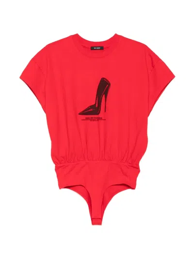 Willy Chavarria Logo-print T-shirt In Red