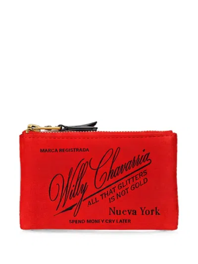 Willy Chavarria Logo-print Wallet In Pattern