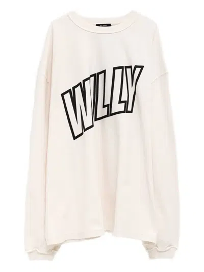 Willy Chavarria Long-sleeve T-shirt In Neutral