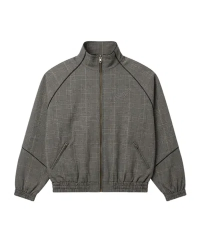 Willy Chavarria Long-sleeve Zip-up Jacket In Gray