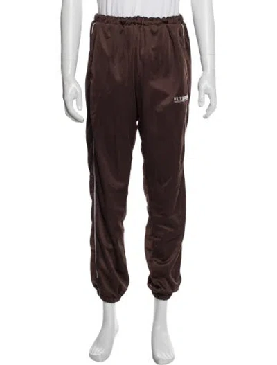 Pre-owned Willy Chavarria Lounge Bottoms In Brown