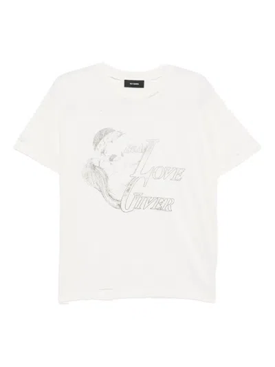 Willy Chavarria Lover Giver T-shirt In White