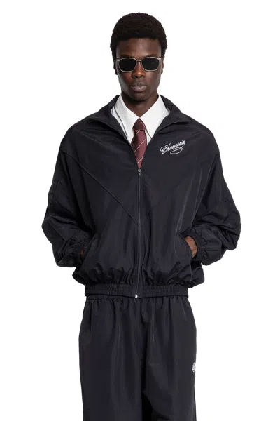 Willy Chavarria Ruff Rider Track Jacket In Black