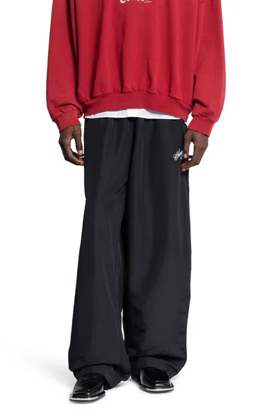 Willy Chavarria Man Black Trousers