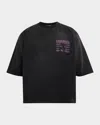 Willy Chavarria Tattoo Buffalo Graphic Crew Neck T Shirt In Black