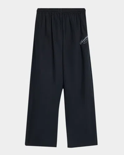 Willy Chavarria Men & Apos;s Ruff Rider Track Pants In Blue