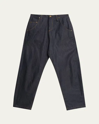 Willy Chavarria Men's Bad Boy Tapered Jeans In Blue