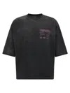 Willy Chavarria Tattoo Buffalo Graphic Crew Neck T Shirt In Black