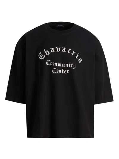 Willy Chavarria Chavarria Community Center Tee In Black