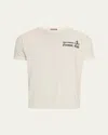 Willy Chavarria Mens Off White Reformed Putas Destroyed Cotton-jersey T-shirt Xl In Off White