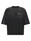 Willy Chavarria Tattoo Buffalo Graphic Crew Neck T Shirt In Black