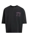 Willy Chavarria Tattoo Buffalo Graphic Crew Neck T Shirt In Black