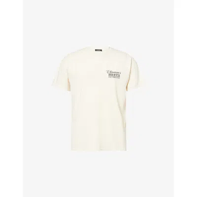 Willy Chavarria Mens Masa House Of Style Graphic Cotton-jersey T-shirt In White