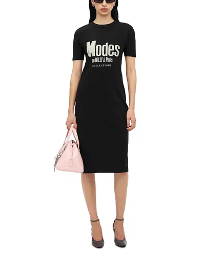 Willy Chavarria Modes De Willy T-shirt Dress In Black