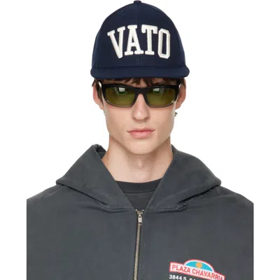 Willy Chavarria Navy 'vato' Cap In Blue