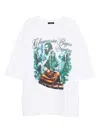 Willy Chavarria White Cotton Oversize Chavarria Prayer Services T-shirt In White