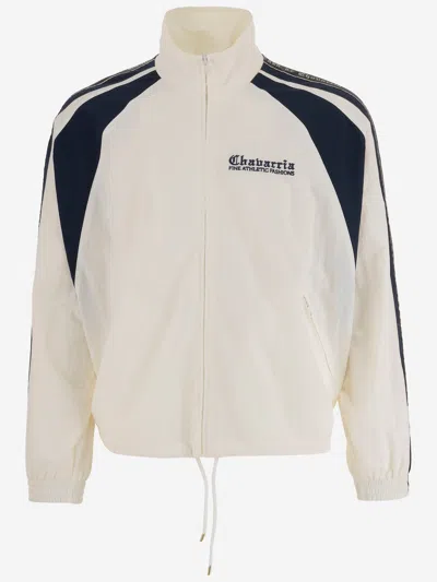 Willy Chavarria Nylon Jacket With Logo In White