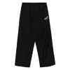 Willy Chavarria Mens Black Ruff Rider Embroidered Track Jogging Bottoms Xl