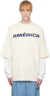 Willy Chavarria Off-white 'américa' Northsider T-shirt