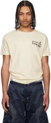 Willy Chavarria Mens Off White Reformed Putas Destroyed Cotton-jersey T-shirt Xl In Off White