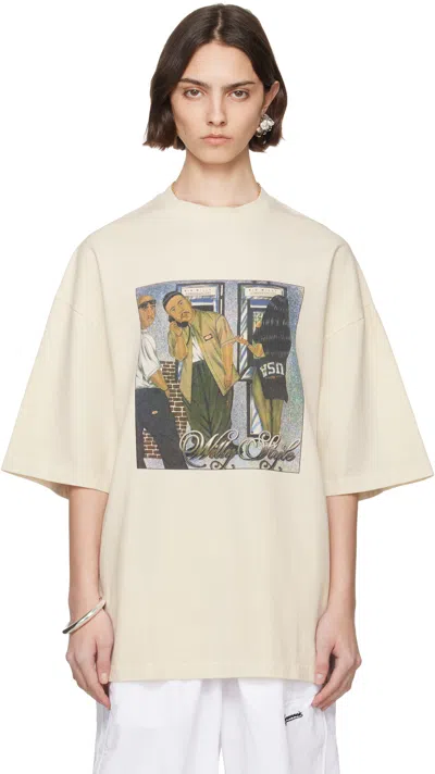 Willy Chavarria Off-white 'willy Style' Northsider T-shirt