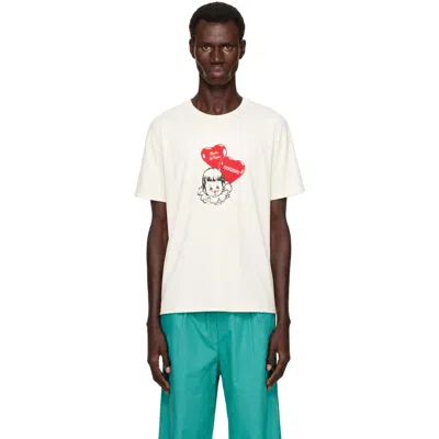 Willy Chavarria Off-white 'payasadas!' Easy T-shirt