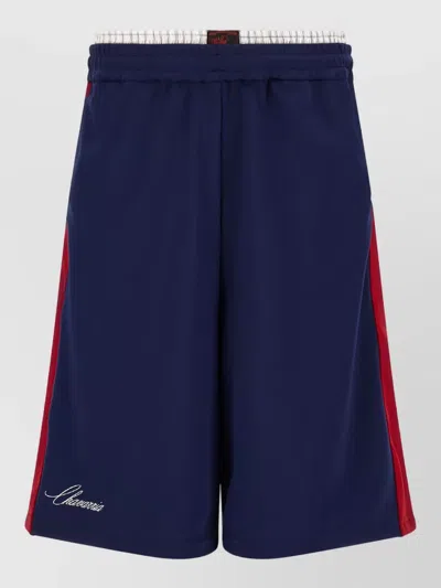 Willy Chavarria Oversized Technical Bermuda Shorts In Blue