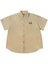 Willy Chavarria Pachuco Work Shirt In Neutrals