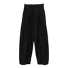 Willy Chavarria Pleated Wide-leg Trousers In Black