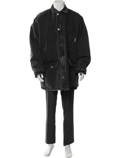 Pre-owned Willy Chavarria Parka In Gray
