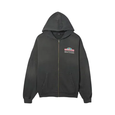 Pre-owned Willy Chavarria Plaza Chavarria Zip Hooligan Hoodie 'pirate Black' | Men's Size L
