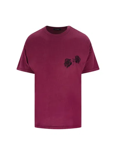 Willy Chavarria Proverb Easy T-shirt - Purple In Red