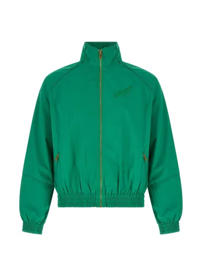 Willy Chavarria Ruff Rider Track Puffer Jackets Green