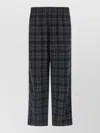 Willy Chavarria Ruff Rider Checked Pattern Pants Side Pockets In Multi