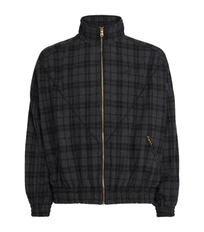 Willy Chavarria Ruff Rider Jacket Grey In Gray